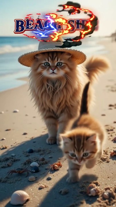 The Shoreline Secret: Cats’ Curious Prawn Recipe #shorts