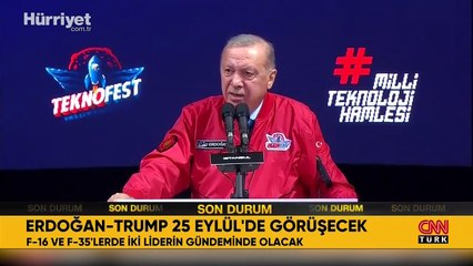Cumhurbaşkanı Erdoğan ile Trump, 25 Eylül'de görüşecek