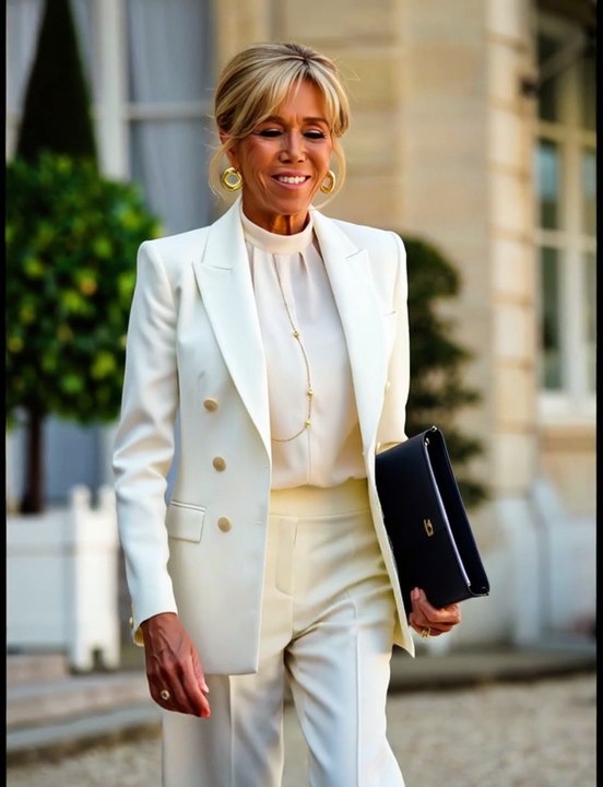 Elegant White Pantsuit Vibes Timeless Fashion Icon for Women Over 60  2025 Style Guide