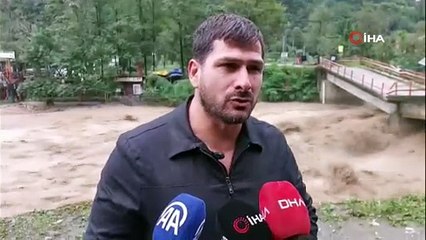Rize’nin bir çok noktasına son 24 saatte 75 kg ve üstü yağış düştü