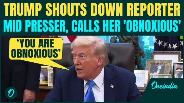Full Video: Trump EXPLODES at Reporter, Calls Her ‘Really Obnoxious’ in Heated Showdown on LIVE TV