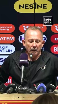 Beşiktaş Teknik Direktörü Sergen Yalçın: Mağlup olmamız gayet normal