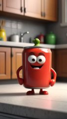 Terry the Tomato Soup’s Funny Escape 🍲😂🤣 #foryouシpage