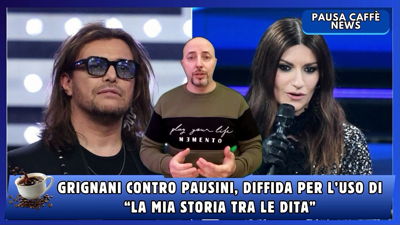 Grignani contro Pausini, diffida per l’uso di “La mia storia tra le dita”