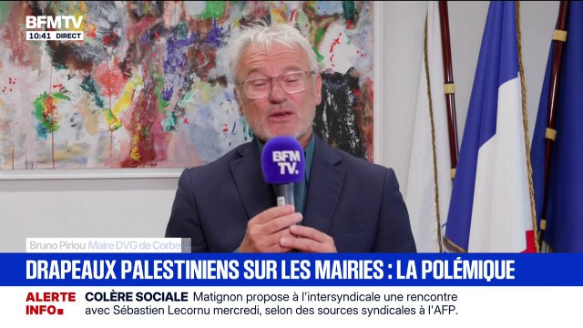 Monsieur Retailleau a semé la zizanie en nous interdisant de hisser le drapeau palestinien sur les mairies ce lundi, estime Bruno Piriou, maire DVG de Corbeil-Essonnes