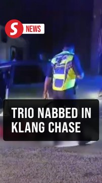 Trio nabbed after high-speed car chase in Klang
