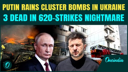 Putin BLEEDS Ukrainians; Fires 580 Drones, 40 Missiles With Cluster Munitions in Deadly Night Attack