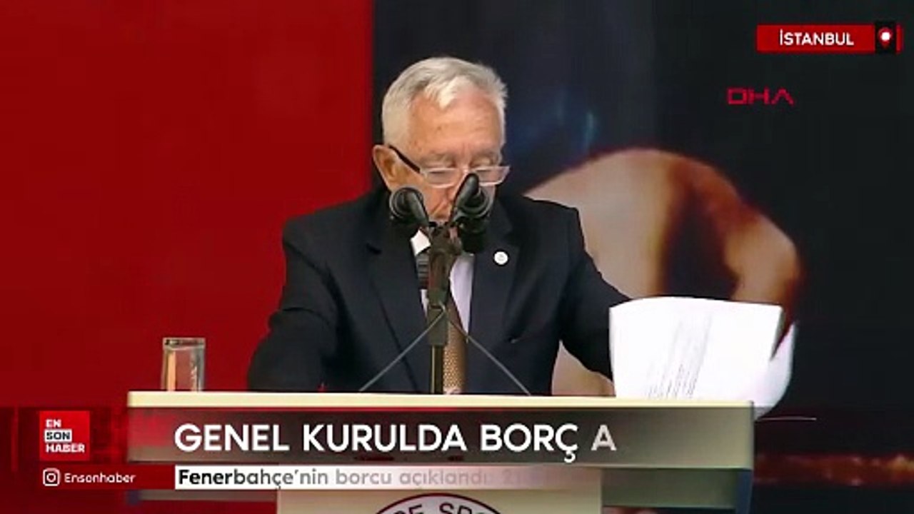 Fenerbahçe’nin borcu açıklandı: 21 milyar 526 milyon TL