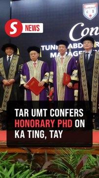 Ka Ting, Public Bank MD conferred honorary doctorates at TAR UMT convocation
