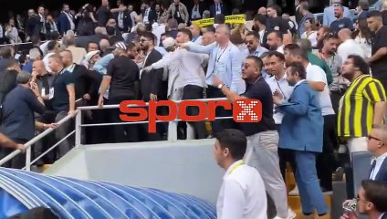Fenerbahçe'de olağanüstü genel kurulun ilk gününde kavga!