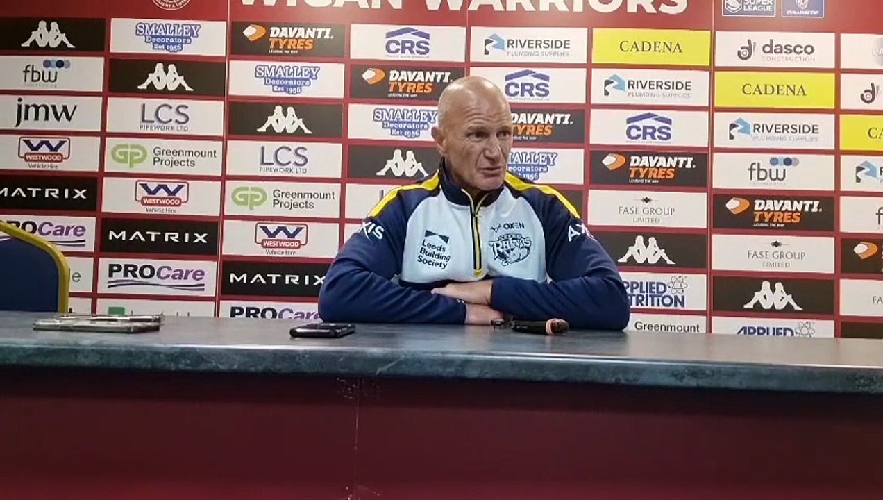 Wigan Warriors 22, Leeds Rhinos 6: Brad Arthur's full post-match press conference