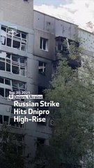 Russian Strike Hits Dnipro High-Rise