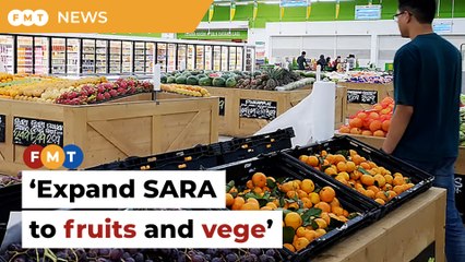 Expand SARA to fruits and vege, says health ministry