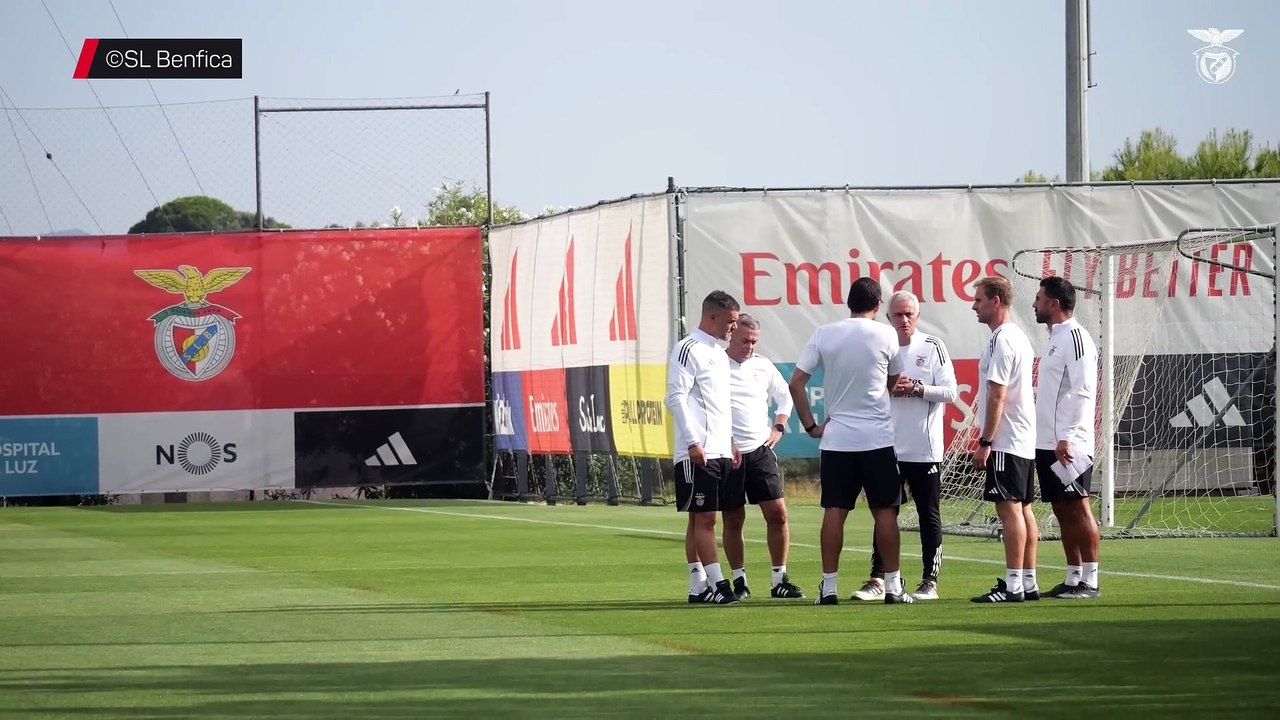 Mourinho dirige son premier entraînement