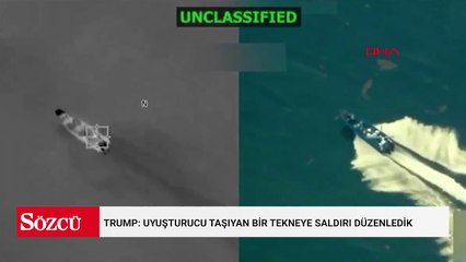 Trump: Uyuşturucu taşıyan bir tekneye saldırı düzenledik