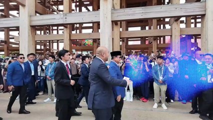 Disambut Meriah, Presiden Prabowo Kunjungi Paviliun Indonesia di Expo 2025 Osaka