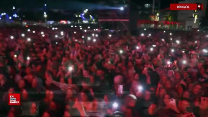 Alişan, 25 yıl sonra Bingöl'de konser verdi