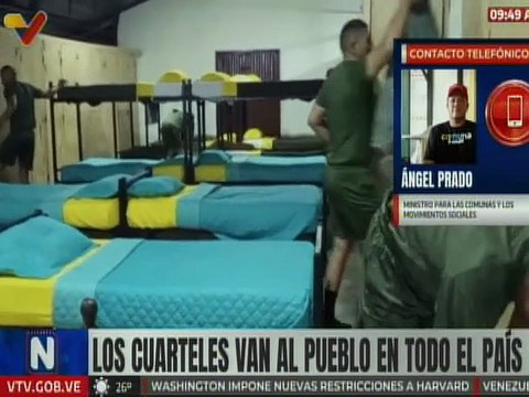 Ministro Ángel Prado: Las comunas están organizando la Unidad Comunal de Milicia