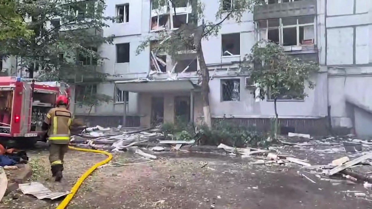 Ucrania sufrió un ataque masivo ruso con misiles y drones