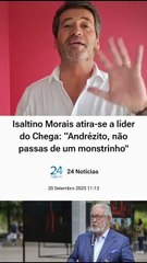 Ventura responde a Isaltino: "Como não rir? Sou o terror dos corruptos"