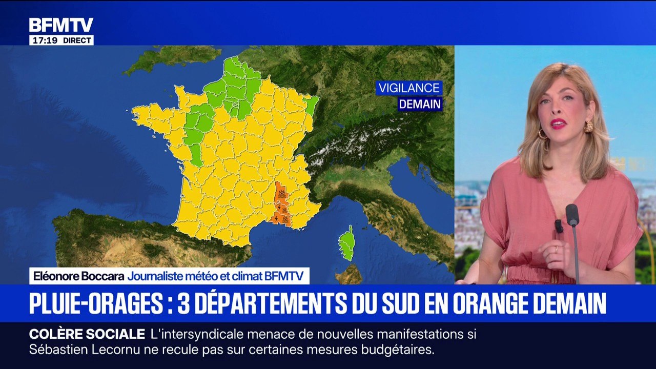 Pluie-inondation, orages: les départements des Bouches-du-Rhône, du Vaucluse et de la Drôme placés en vigilance orange ce dimanche