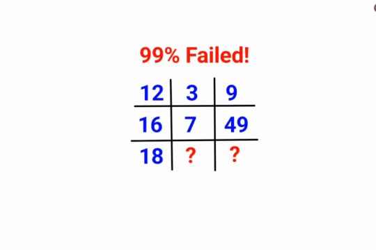You have an IQ of 150 of you can crack this math puzzle which 99% failed!