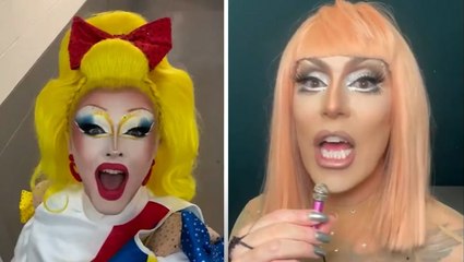 RuPaul’s Drag Race UK stars wish La Voix luck as she sashays onto the Strictly dance floor