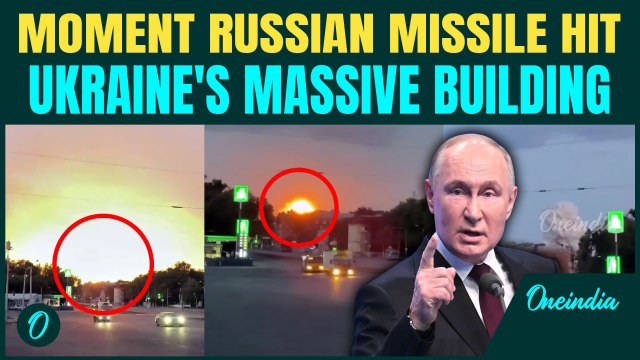 Moment Russian Missile SLAMS Into Ukraine Building | 3 Killed As Ukraine Face Massive Air Onslaught