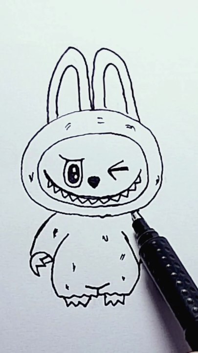 Learn to draw labubu