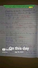 #creatorsearchinsightsWASSCE question solutions that I posted on this day last year.#fyp#Whattowatch#Viral#2025