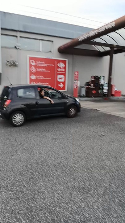 Gasoline Station for Cars in France