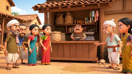 Chunnu the Greedy Shopkeeper – Moral Story in Hindi/Urdu