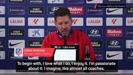 Simeone still has the passion to lead Atletico