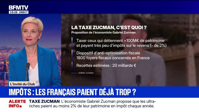 Taxe Zucman: pour Clémentine Autain, députée de Seine-Saint-Denis, cette taxe rentre en écho dans le débat public avec cette soif de justice