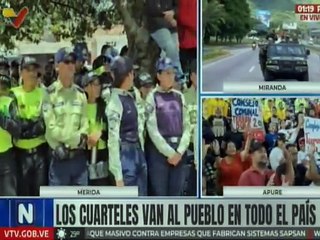 Alc. Nelson Álvarez calificó como extraordinaria la jornada de adiestramiento militar en las comunas