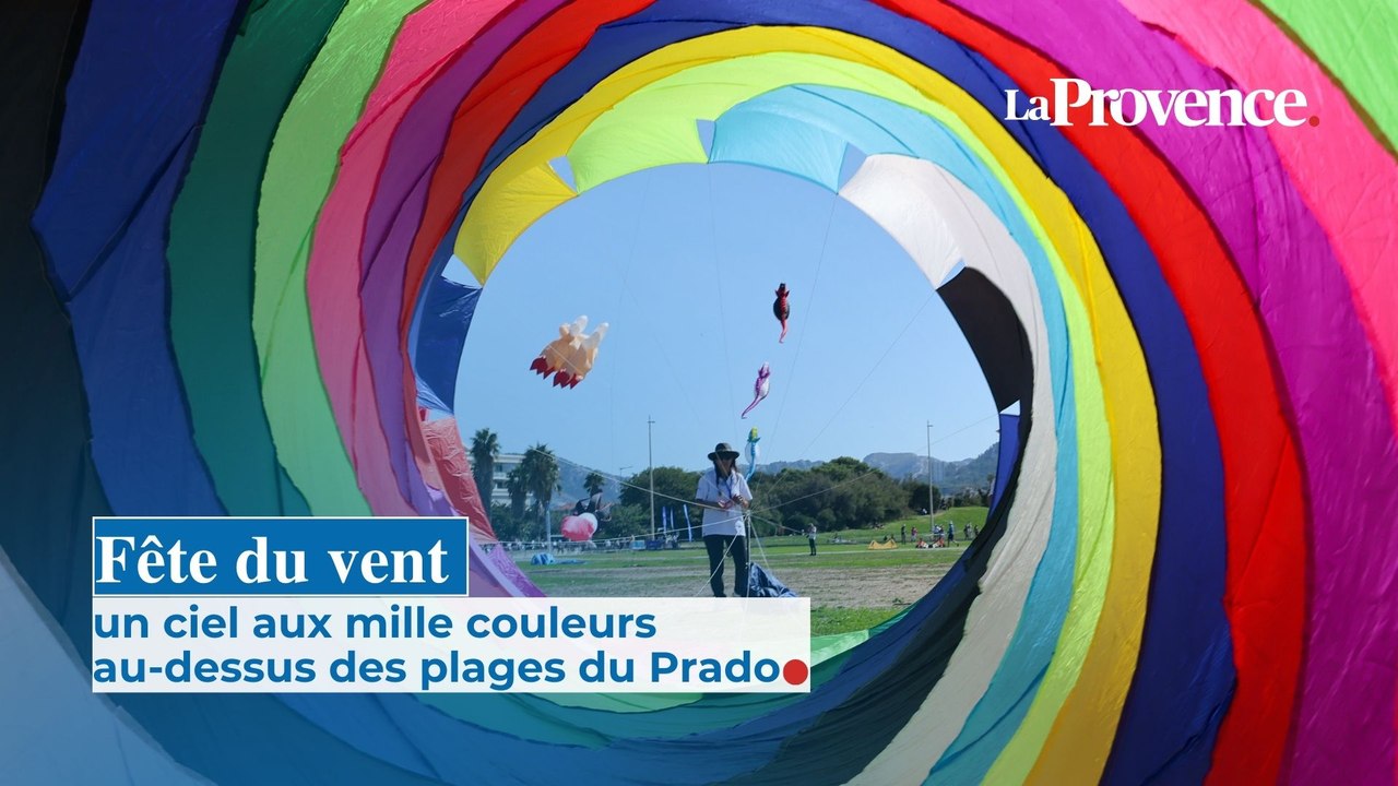 Fête du vent à Marseille : un ciel aux mille couleurs au-dessus des plages du Prado