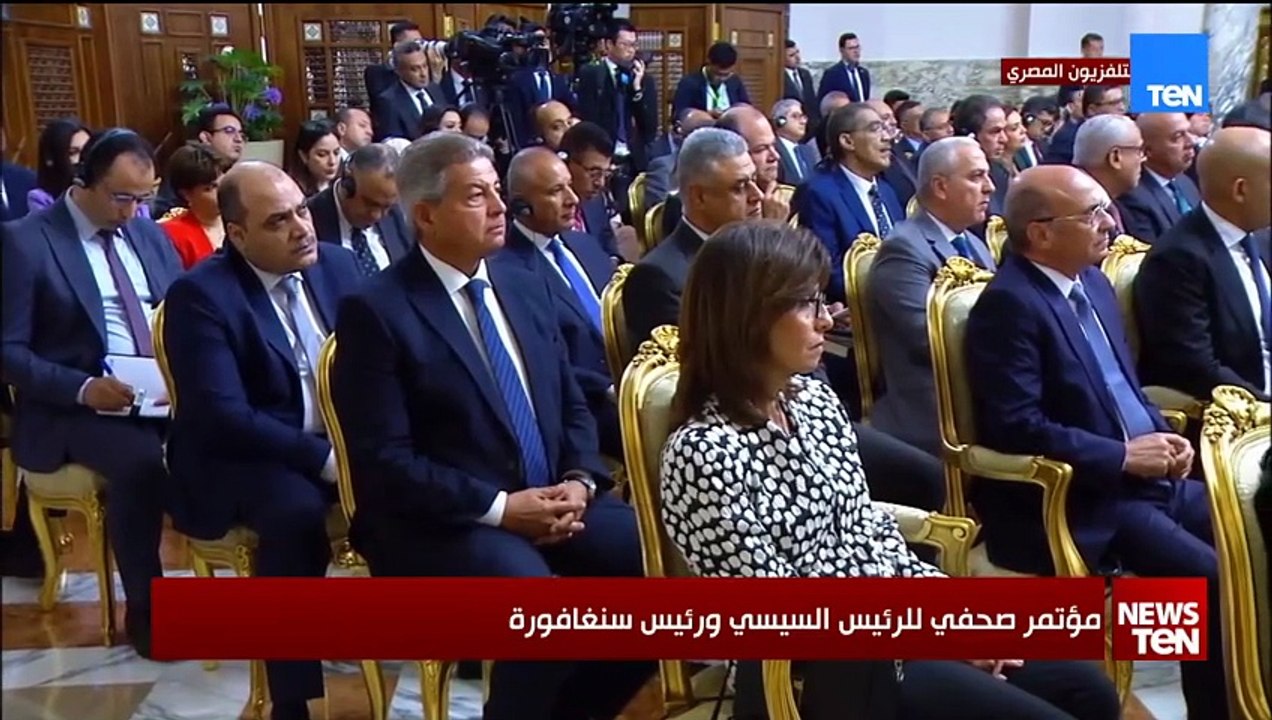 الرئيس السنغافوري يثمن الدور الذي تضطلع به مصر بقيادة الرئيس السيسي في دعم الاستقرار والأمن الإقليمي