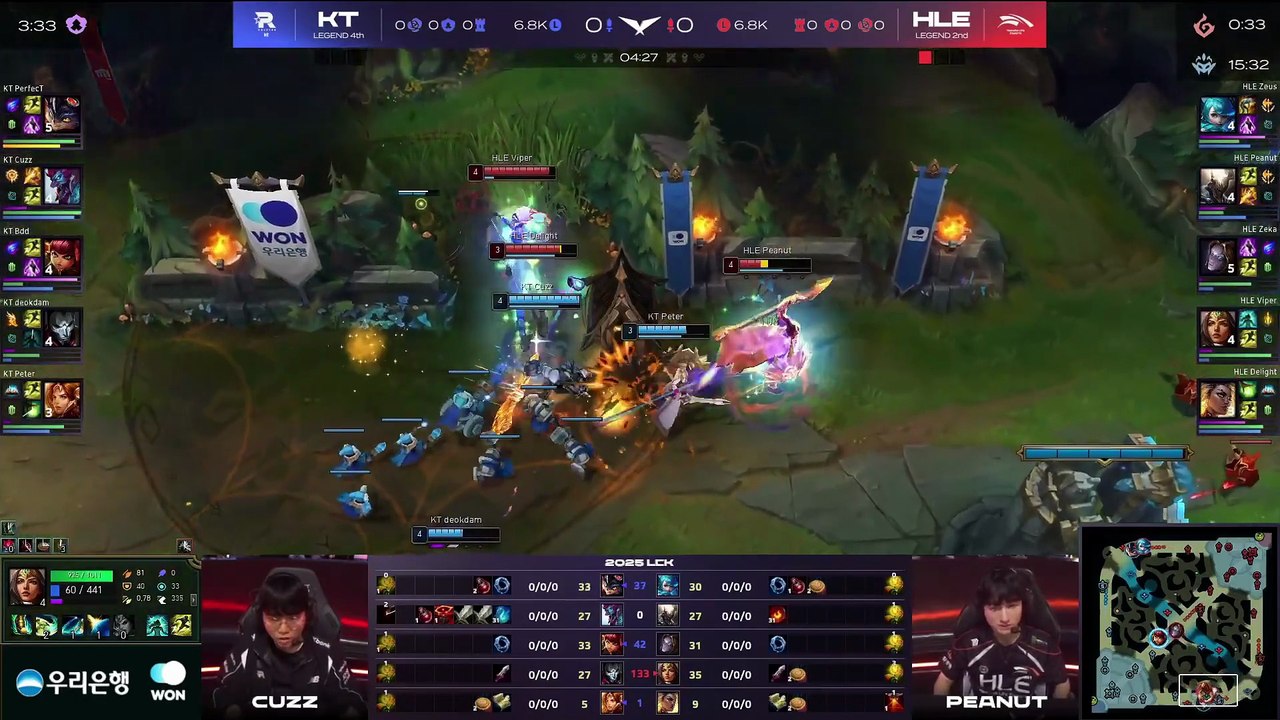 KT vs HLE Highlights Game 2   LCK 2025 Playoffs   KT Rolster vs Hanwha Life Esports