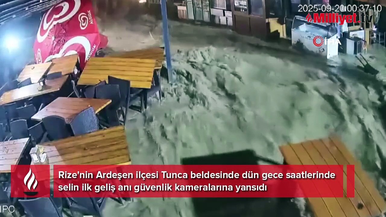 Doğu Karadeniz sele teslim! Sabaha karşı köprü...