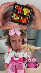 From messy meals to WOWCube fun 🍝😂🎲 #babycomedy #wowcube