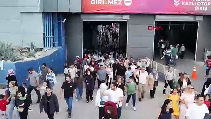 Heykel değil teknoloji festivali: Teknofest’te yoğunluk havadan görüntülendi