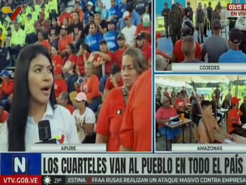 Apure I Más de 42 circuitos comunales participan en la formación militar para defender a Venezuela