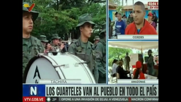 Militares de Táchira instruyen al pueblo en el Método Táctico de Resistencia Revolucionaria