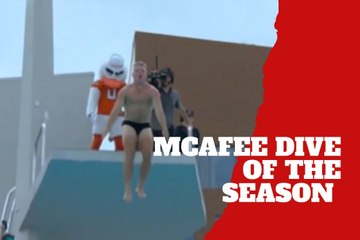 Pat McAfee Creates Chaos in Miami with Epic Dive During College GameDay 🏀