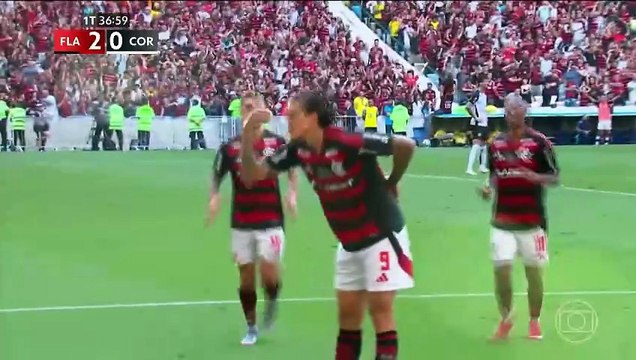 Flamengo 4 x 0 Corinthians Melhores momentos 6ª rodada Brasileirão 2025 13550639