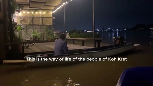 Thailand flood Life on Koh Kret island #thailandfloods #KohKret