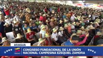 Jefe de Estado preside el Congreso Fundacional de la Unión Nacional Campesina Ezequiel Zamora