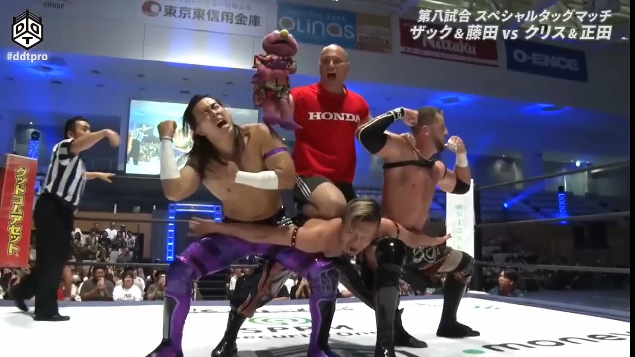 DDT Wrestle Peter Pan 2025 Day 1 Takeshi Masada & Chris Brookes vs Kosei Fujita & Zack Sabre Jr