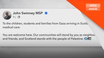 Scotland sambut rakyat Palestin untuk dapatkan rawatan