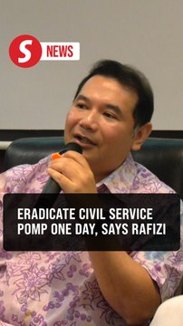 Rafizi believes Malaysia can eradicate civil service pomp culture one day